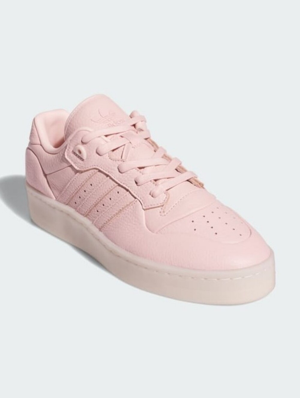 Adidas Rivalry Lux Low Shoes Sandy Pink/Ivory Platform Sole Mens Size 9.5 IF7183